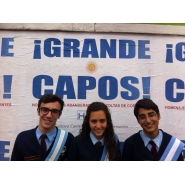 ¡Grande Capos! Reconocimiento de la Provincia a los abanderados y escoltas